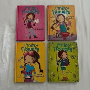 FINLEY FLOWERS by Jessica Young Picture Windows Books Lot 4 Hardcover Children's